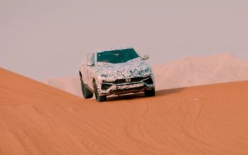 H νέα Lamborghini Urus προκαλεί αμμοθύελλα (video)