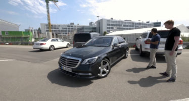 Τηλεκατευθυνόμενο παρκάρισμα της Mercedes S-Class μέσω κινητού τηλεφώνου (video)