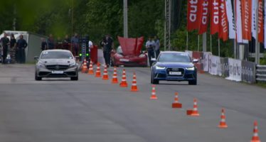 Στην ευθεία αναμετριούνται Audi RS6 και Mercedes-AMG CLS (video)