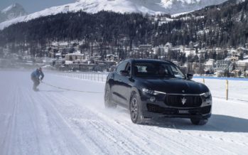 Ρεκόρ Γκίνες ρυμούλκησης πάνω στο χιόνι με Maserati Levante