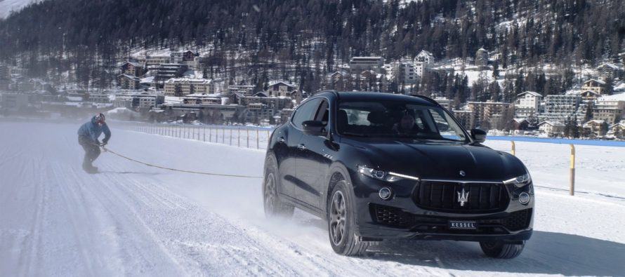 Ρεκόρ Γκίνες ρυμούλκησης πάνω στο χιόνι με Maserati Levante