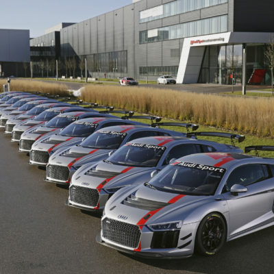 Delivery of Audi R8 LMS GT4