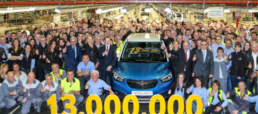 Η Opel έχει κατασκευάσει 13 εκατ. οχήματα στην Ισπανία