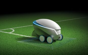To ρομπότ της Nissan για τη διαγράμμιση ποδοσφαιρικών γηπέδων