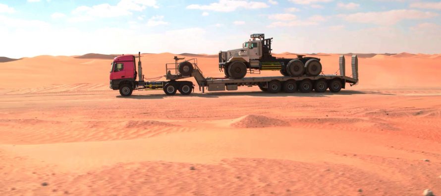 Εξαντλητικές δοκιμές για τα φορτηγά της Mercedes στην έρημο (video)