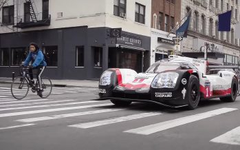 Η αγωνιστική Porsche 919 Hybrid στους δρόμους της Νέας Υόρκης (video)