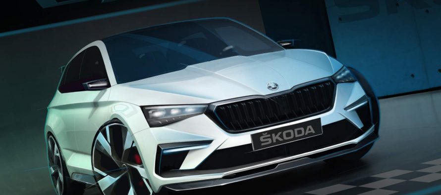 Με αγωνιστικό τιμόνι και 245 ίππους το νέο Skoda Vision RS Concept