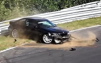 Έτσι κατέληξε αυτή η BMW M3 σε μια στροφή (video)