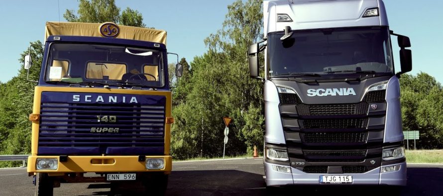 Οδηγώντας ένα παλιό και ένα σύγχρονο φορτηγό Scania (video)