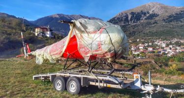 Βρέθηκε κλεμμένο ελικόπτερο στο Καρπενήσι