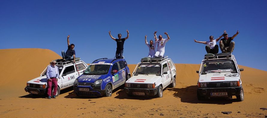 Τα Fiat Panda κατέκτησαν την έρημο του Μαρόκου