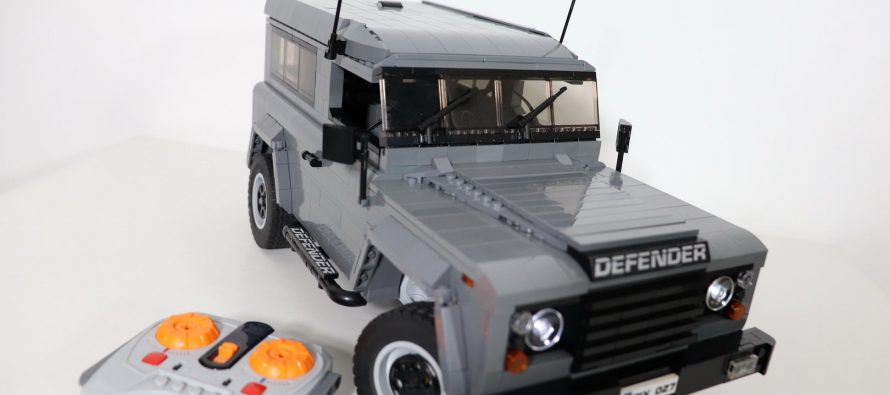 Τηλεκατευθυνόμενη μινιατούρα Lego του Land Rover Defender (video)