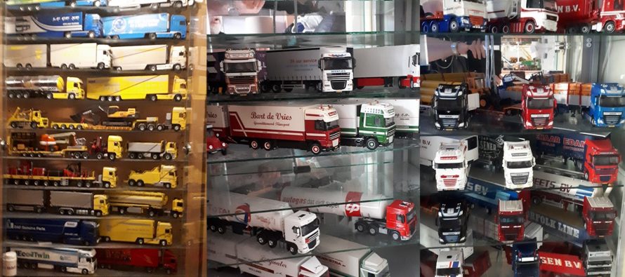 Δείτε μια τεράστια συλλογή από μινιατούρες φορτηγών