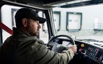 Βάλσαμο το τιμόνι της Volvo για τους οδηγούς φορτηγών (video)