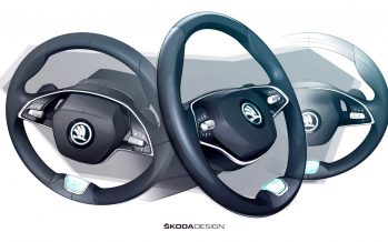 Δυο ακτίνες θα έχει το τιμόνι της νέας Skoda Octavia