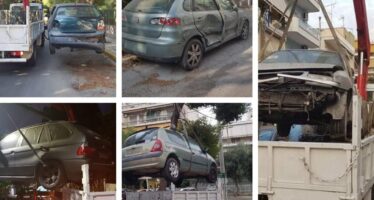 Εγκαταλελειμμένα αυτοκίνητα: Πότε ο Δήμος δικαιούται να τα μαζεύει; Στο Ηράκλειο οι γερανοί άρχισαν να σηκώνουν!