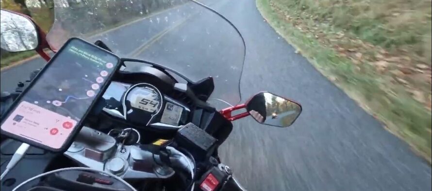 Η τρομακτική στιγμή που μοτοσυκλέτα με 87 χλμ./ώρα συγκρούεται με ελάφι! (video)