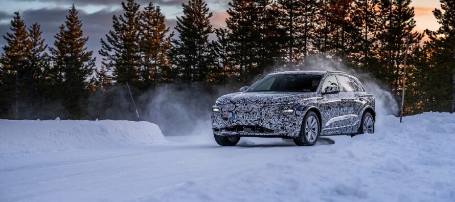 Στα χιόνια εξελίσσεται το νέο ηλεκτρικό Audi Q6 e-tron