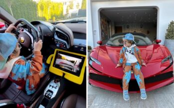 Μπόμπιρας 3 ετών οδηγεί πραγματική Ferrari και ντριφτάρει σαν επαγγελματίας (video)