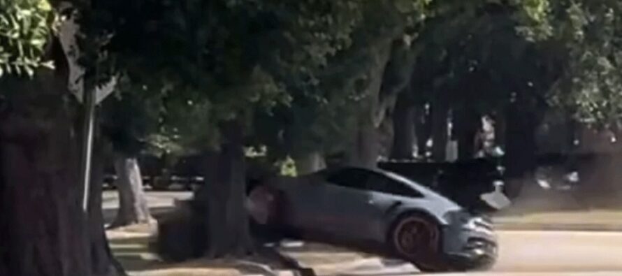 Η στιγμή που μια Porsche 911 GT3 RS καρφώνεται στον κορμό δέντρου (βίντεο)